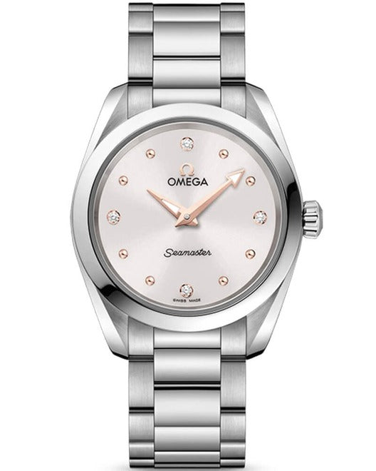 Omega Seamaster Aqua Terra Biały Stal