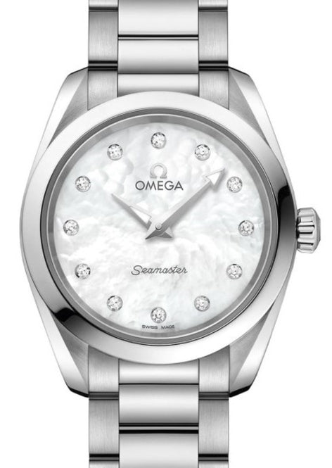 Omega Seamaster Aqua Terra 150 M 28mm Masa perłowa Stal