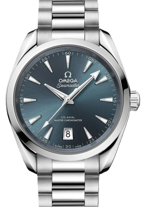 Omega Seamaster Aqua Terra Niebieski 38 mm Stal