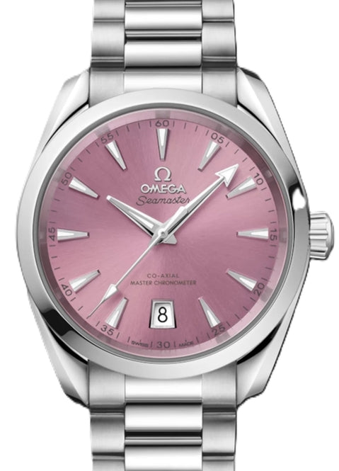 Omega Seamaster Aqua Terra Rozowy 38 mm Stal