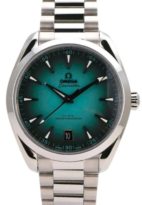 Omega Seamaster Aqua Terra Turkusowy 41 mm Stal