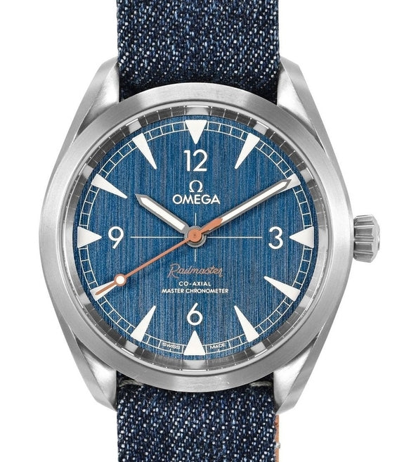 Omega Seamaster Railmaster Blue 40mm Steel 