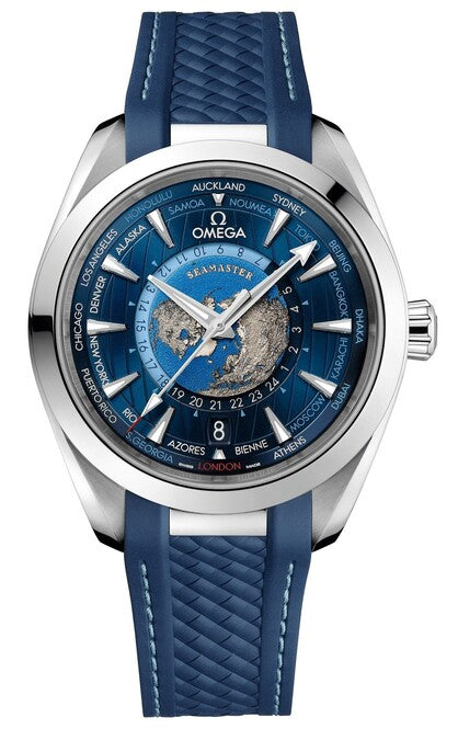 Omega Seamaster Aqua Terra 150M Co Axial 43mm Niebieski Stal