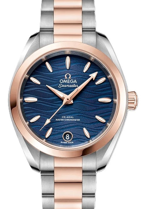 Omega Seamaster Aqua Terra 150 M Blue 34 mm Gold/Steel 