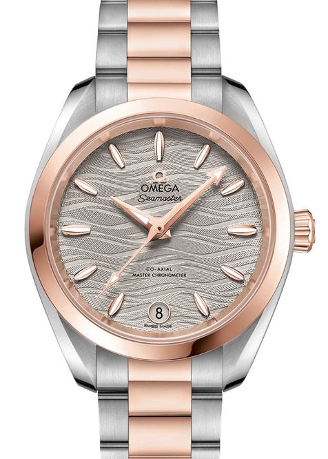 Omega Seamaster Aqua Terra 150 M 34mm Szary Złoto/Stal