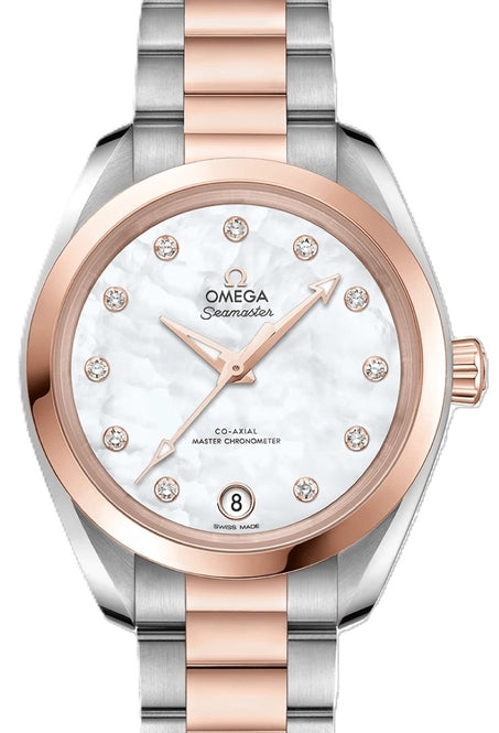 Omega Seamaster Aqua Terra 150 M 34mm Masa perłowa Stal