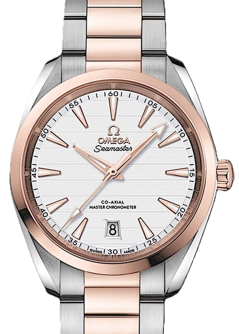 Omega Seamaster Aqua Terra 150M 38mm Srebrny Złoto/Stal