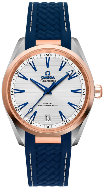 Omega Seamaster Aqua Terra 150M 38mm Srebrny Stal‑Sedna złoto