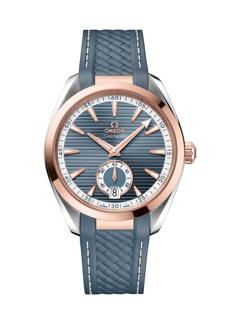 Omega Seamaster Aqua Terra 150M 41mm Niebieski Stal‑Sedna złoto