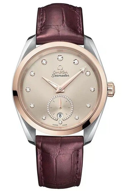 Omega Seamaster Aqua Terra 150M 38mm Szampański Stal‑Sedna złoto