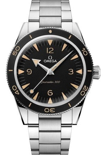 Omega Seamaster 300 Co-Axial Master 41 mm Czarny Stal