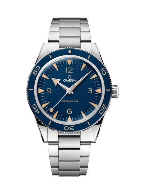 Omega Seamaster 300 Co-Axial Master 41 mm Niebieski Stal