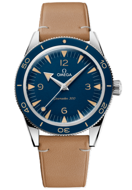Omega Seamaster 300 Co-Axial Master 41mm Niebieski Stal