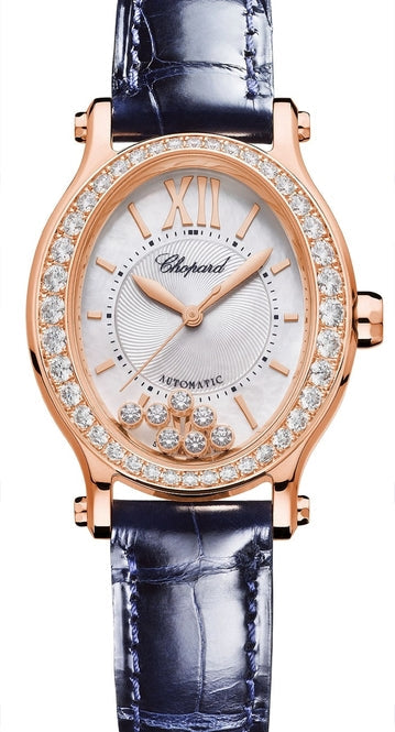 Chopard Happy Sport Oval Mother of Pearl 31mm Rose Gold 
