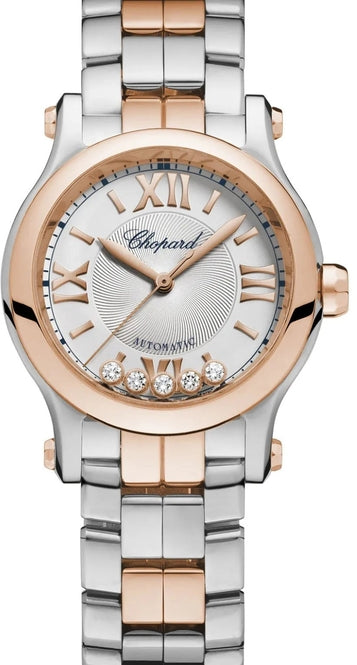 Chopard Happy Sport Silver 30mm Gold/Steel 