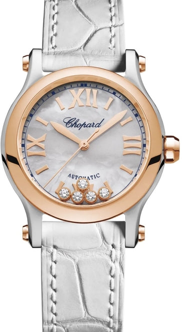 Chopard Happy Sport Mother of Pearl 30mm Gold/Steel 