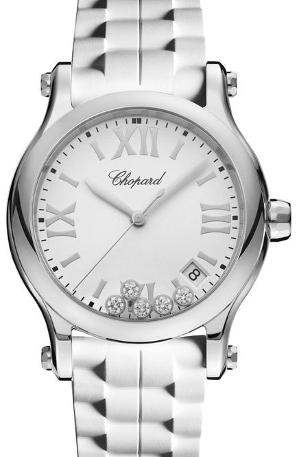 Chopard Happy Sport White 36mm Steel 