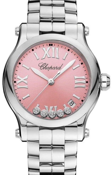 Chopard Happy Sport Pink 36mm Steel 