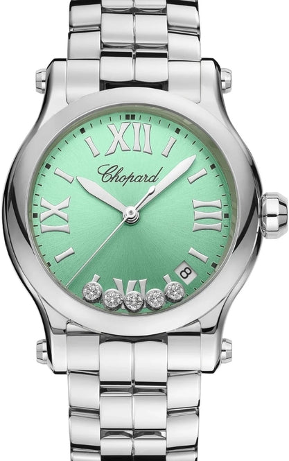 Chopard Happy Sport Green 36mm Steel 