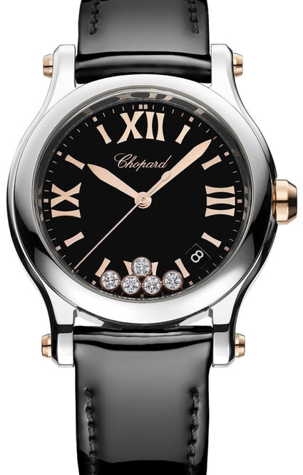 Chopard Happy Sport Black 36mm Steel 