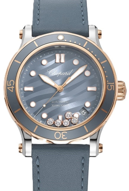Chopard Happy Sport Ocean Gray 40mm Gold/Steel 