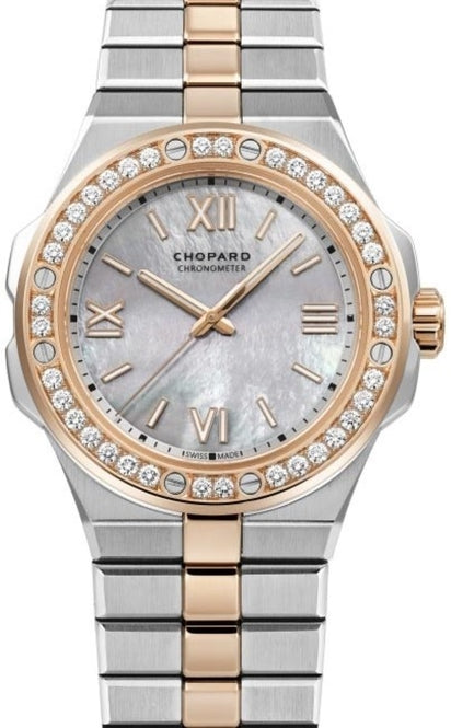 Chopard Alpine Eagle Mother of Pearl 36mm Gold/Steel 