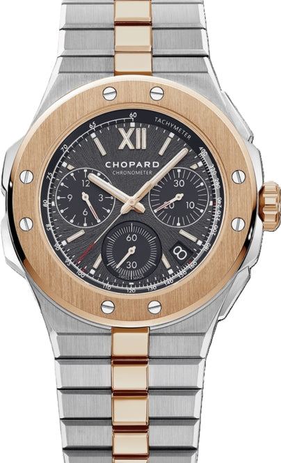 Chopard Alpine Eagle Chrono XL Black 44mm Gold/Steel 