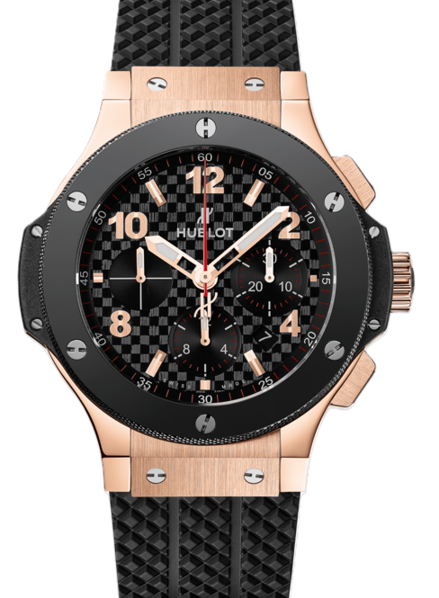 Hublot Big Bang Czarny 44mm Złoto różowe