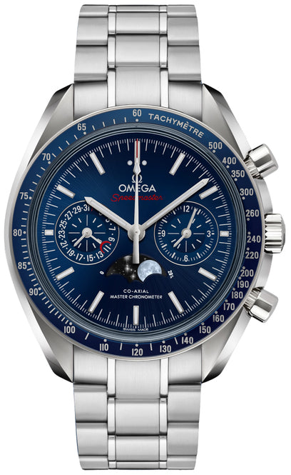 Omega Speedmaster Moonphase Blue 44.25mm Steel 