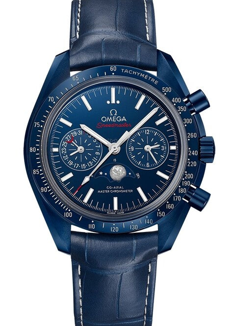 Omega Speedmaster Moonphase Blue 44.25mm Ceramic 