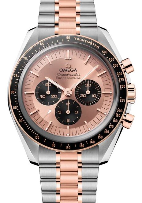 Omega Speedmaster Professional Rozowy 42 mm Zloto/Stal