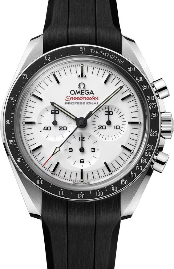 Omega Speedmaster Professional Moonwatch Biały 42 mm Stal
