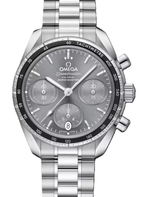 Omega Speedmaster 38 Co-Axial Chronograph 38mm Szary Stal