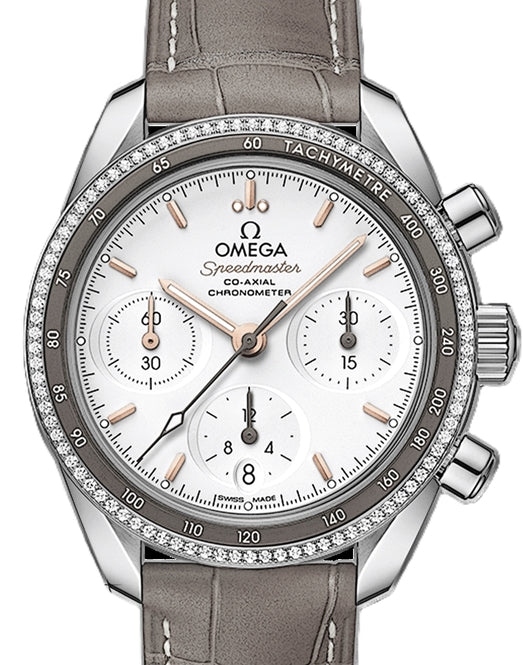 Omega Speedmaster 38 Co-Axial Chronograph 38mm Srebrny Stal