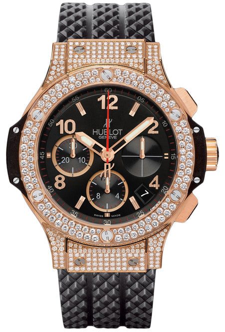 Hublot Big Bang Czarny 41mm Złoto różowe