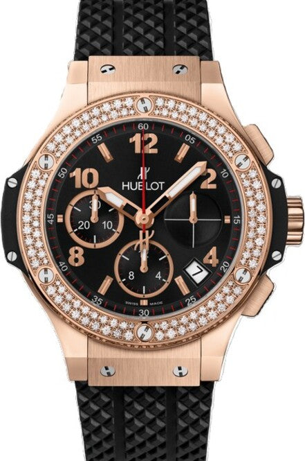 Hublot Big Bang Czarny 38mm Złoto różowe