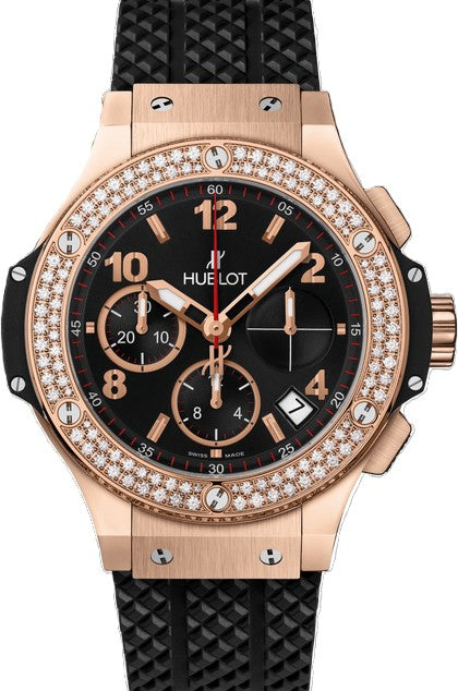Hublot Big Bang Czarny 38mm Złoto różowe