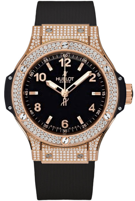Hublot Big Bang Black 38mm Rose Gold 