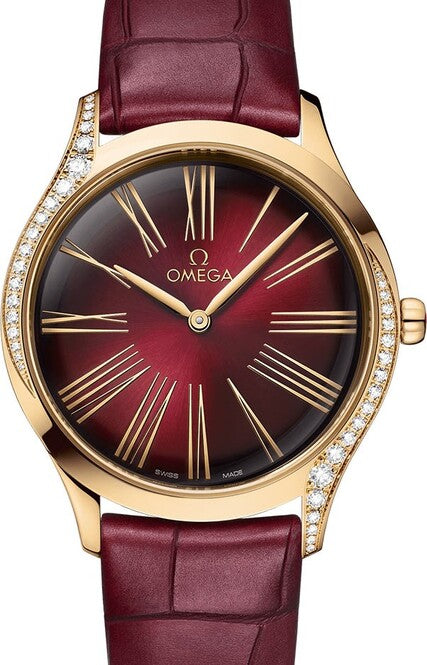 Omega De Ville Trésor Red 36 mm Rose Gold 