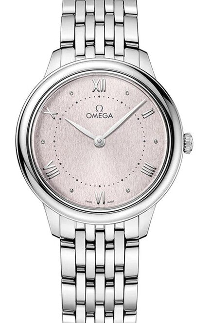 Omega De Ville Prestige Srebrny 30 mm Stal