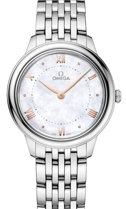 Omega De Ville Prestige Masa perlowa 30 mm Stal
