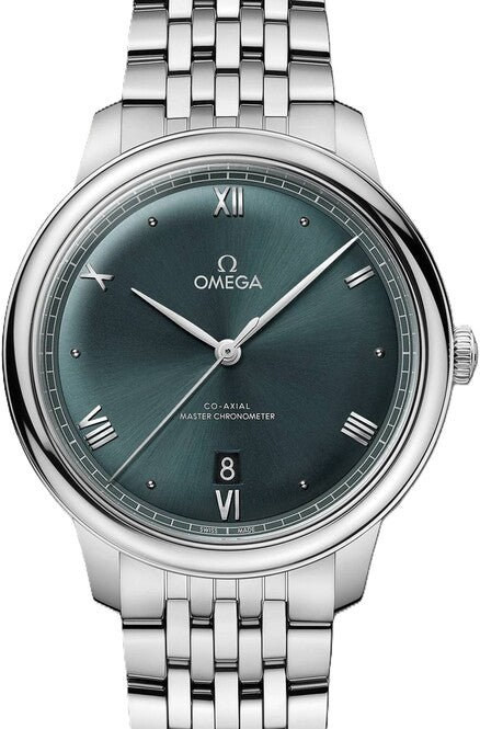 Omega De Ville Prestige Zielony 40 mm Stal