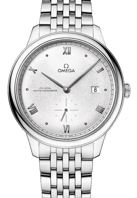 Omega De Ville Prestige Srebrny 41 mm Stal