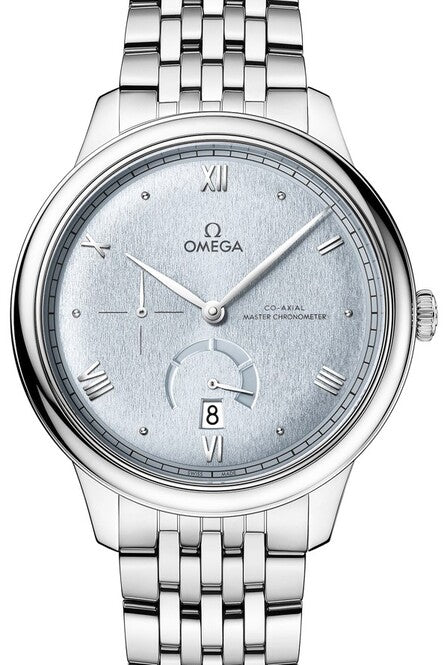 Omega De Ville Prestige Niebieski 41 mm Stal