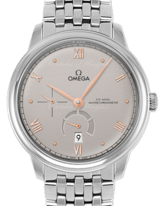 Omega De Ville Prestige Szary 41 mm Stal