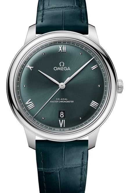 Omega De Ville Prestige Zielony 40 mm Stal