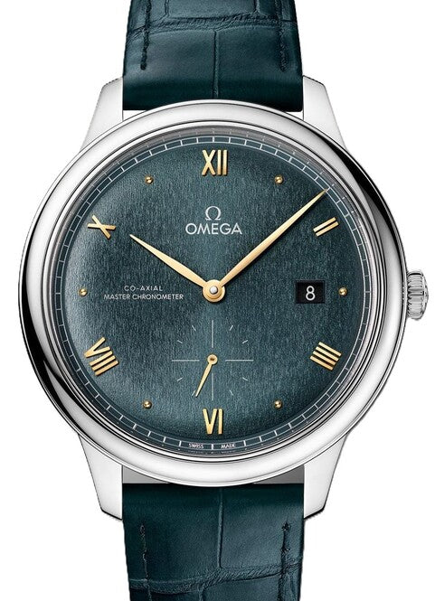 Omega De Ville Prestige Zielony 41 mm Stal