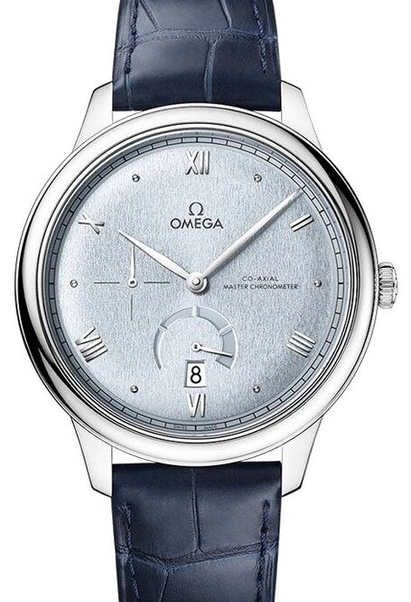 Omega De Ville Co-Axial Niebieski 41 mm Stal