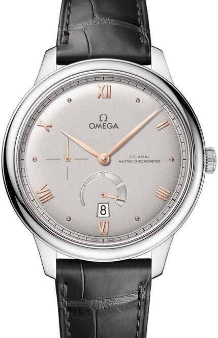 Omega De Ville Co-Axial Szary 41 mm Stal