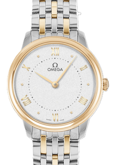 Omega De Ville Prestige Silver 30mm Gold/Steel 